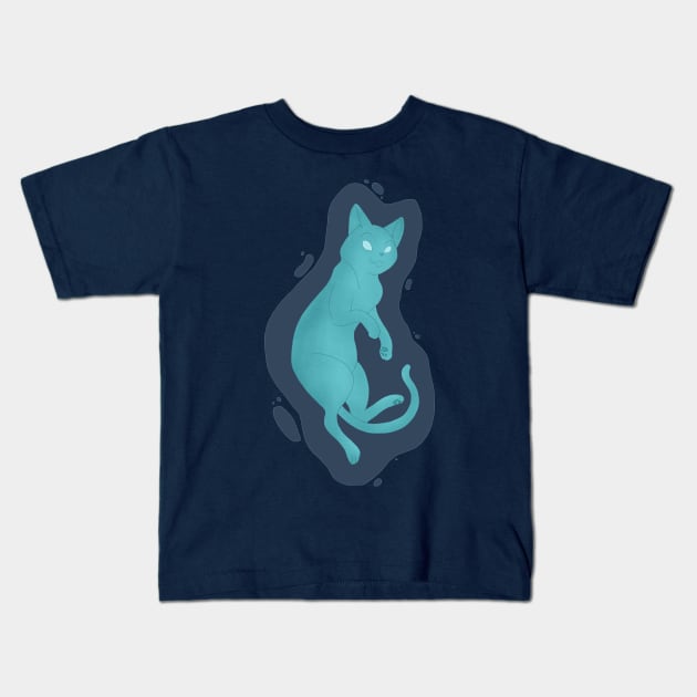 Spirit Cat Kids T-Shirt by MorganColbornArt